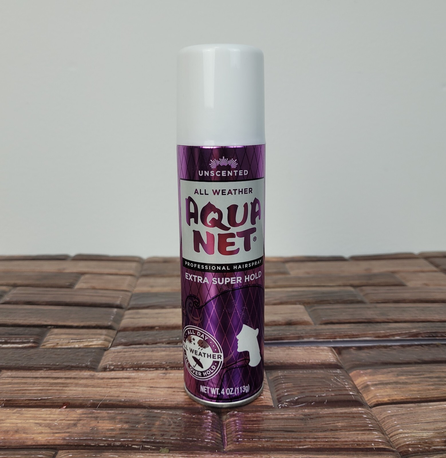1X Aqua Net ALL WEATHER Prof Hairspray EXTRA SUPER HOLD Unscented 4 OZ Each