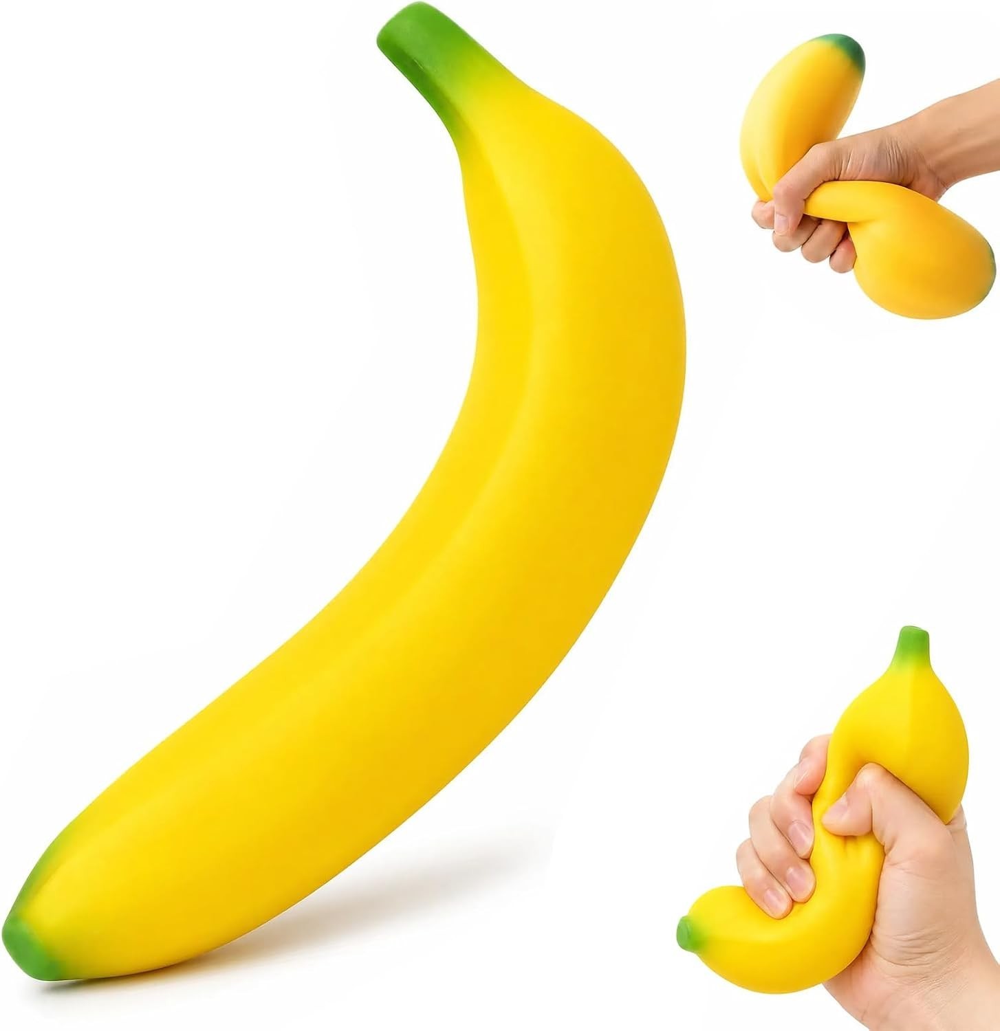 Bannana Squishy Toy Fake Banana Stress Relief Fidget 2026 Bannana Squishy Stress
