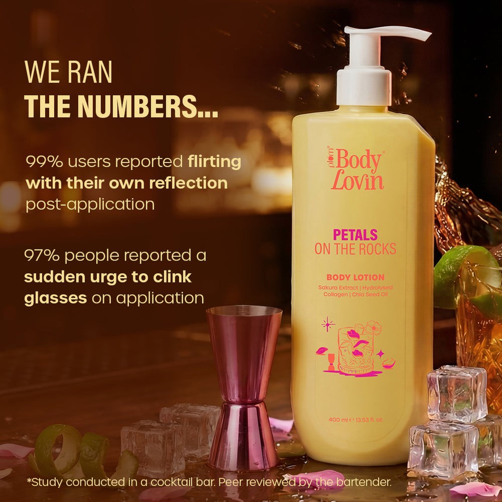 BodyLovin Petals On The Rocks Body Lotions | Hydrating Daily Moisturizing | 400g