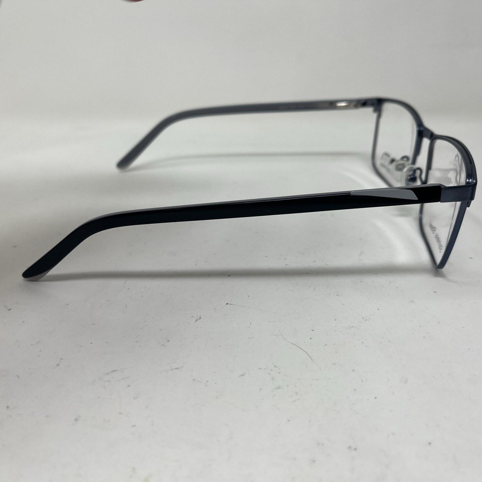 BAM EYEWEAR 520 Blue 58-18-150 Large Flex Hinge Eyeglasses (747
