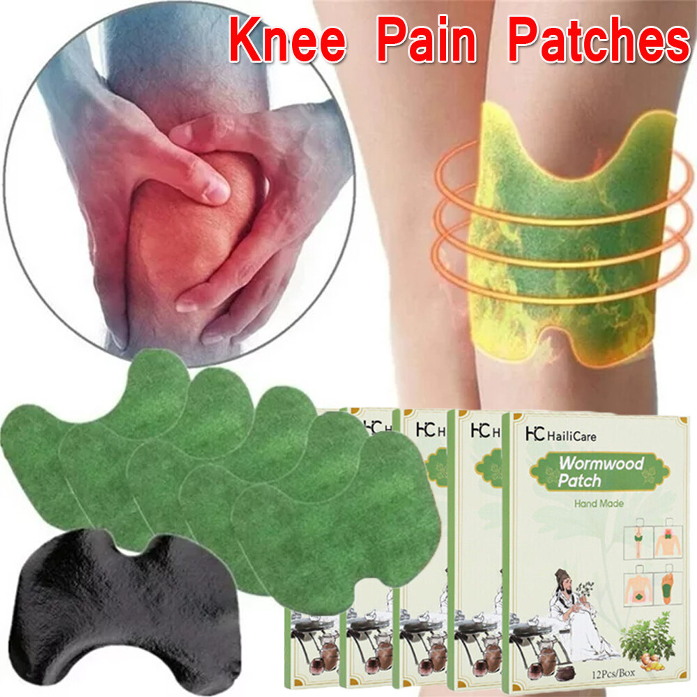 120PCS Knee Relief Patches Sticker Joint Pain Wormwood Ache Plaster Pad Health