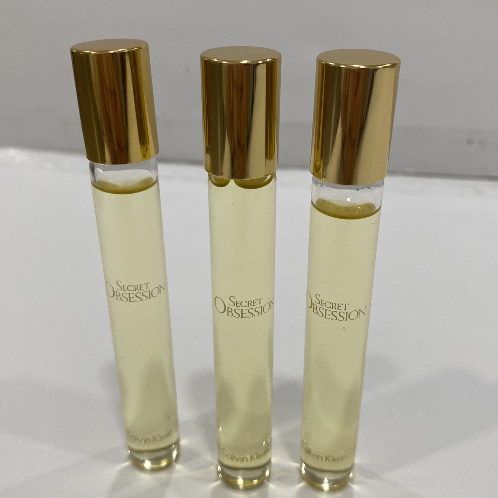 Calvin Klein Secret Obsession 0.30 0Z 10 mL￼Women’s Perfume Roll-On￼ Set Of 3