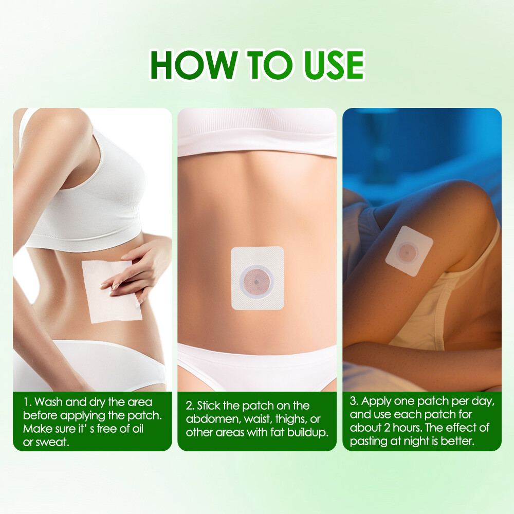 120-60 Pcs Slim Patch Weight Loss Slimming Diets Pads Detox Burn Fat Adhesive