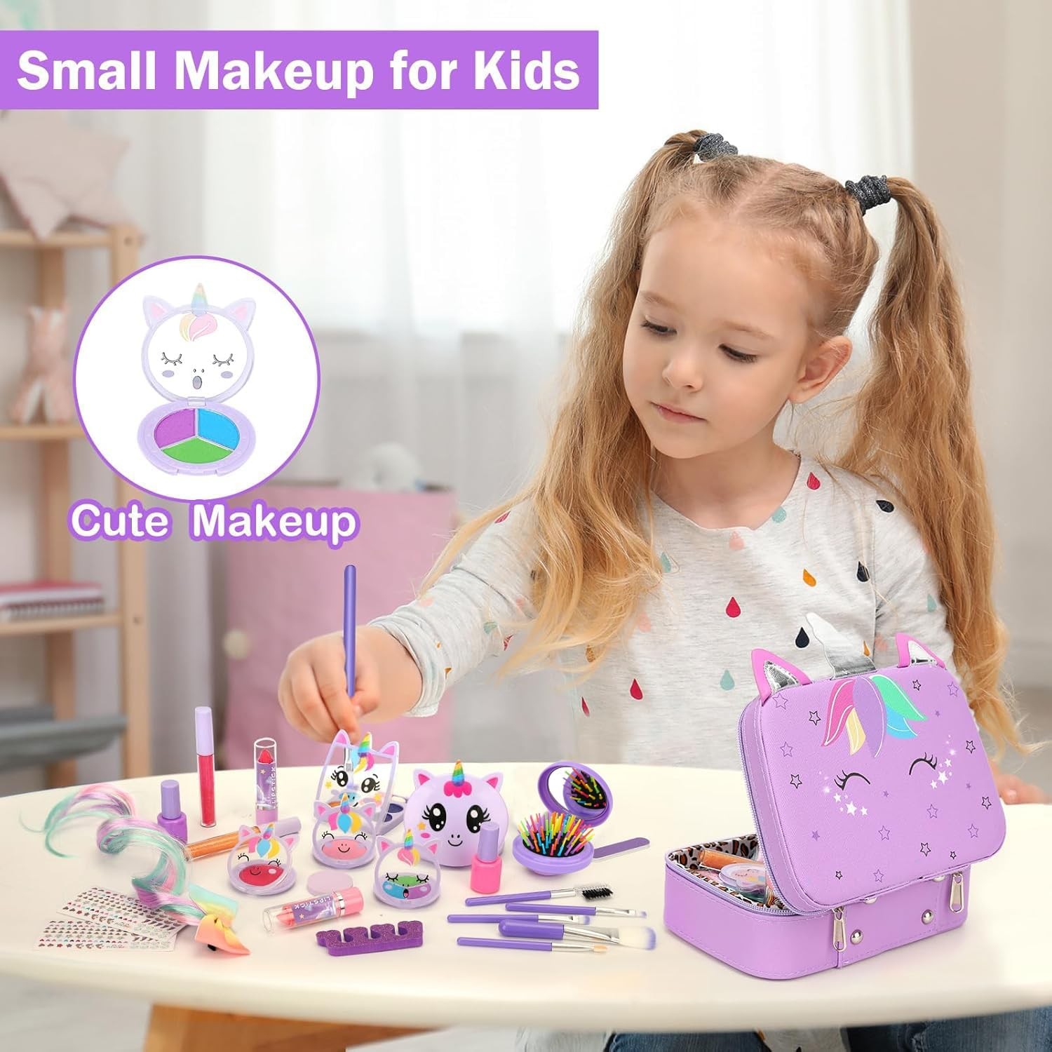 Toys For Girls Beauty Set Make Up Kids 3 4 5 6 7 8 Years Age Old Cool Gift Xmas
