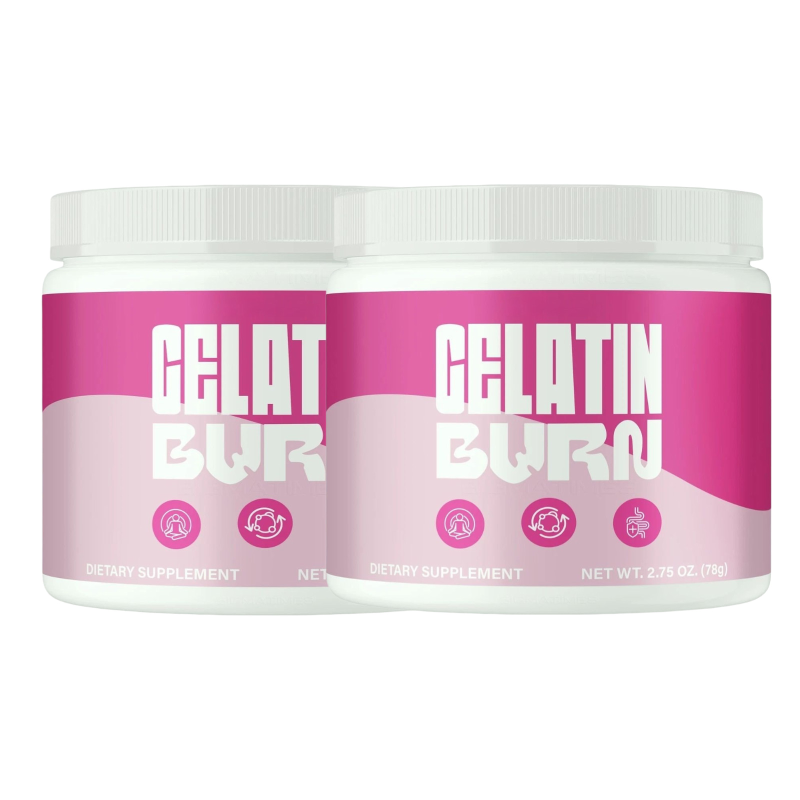 (2-Pack) Gelatin Burn Powder – GelatinBurn Support For Weight Management