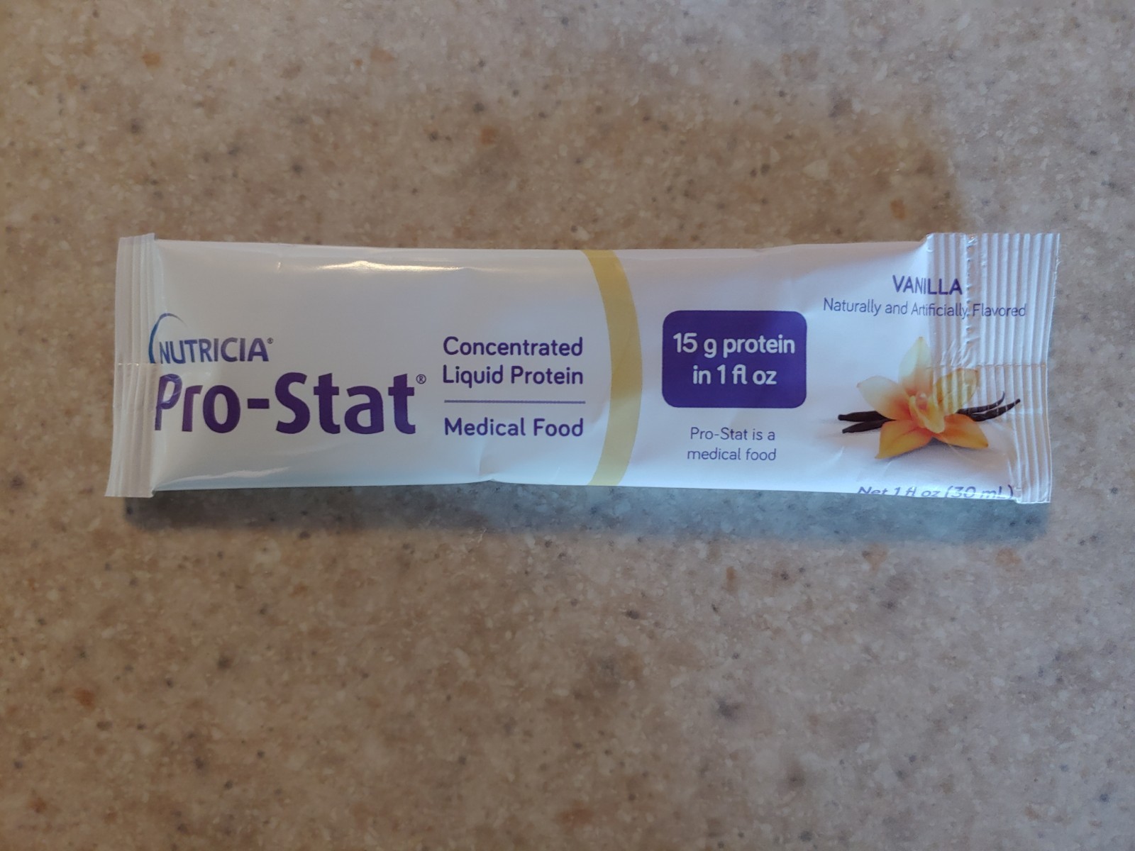 28 Packets Nutricia Pro-Stat Concentrated Liquid Protein Vanilla @1 fl oz Pouch