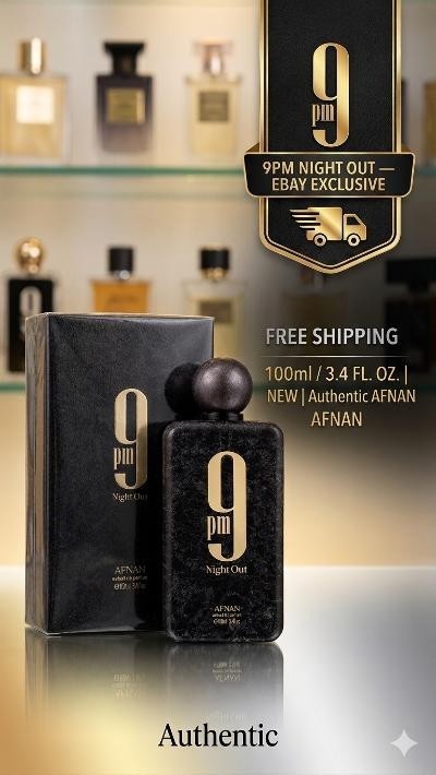 Afnan 9PM Night Out EDP 100ml / 3.4 oz – New, Authentic