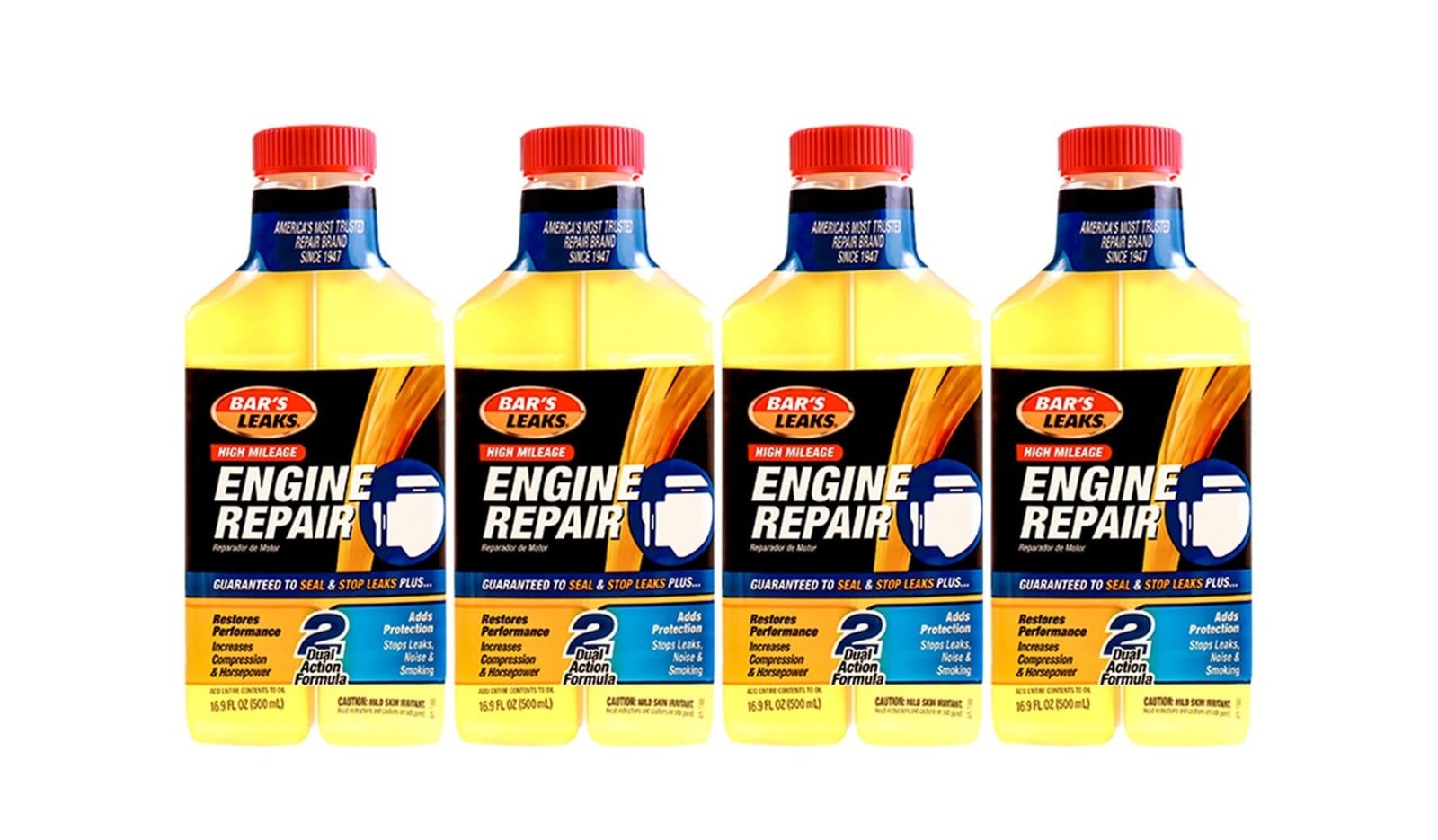 Bar’s Leaks High Mileage Engine Repair-It, Pack of 4 4 Pack USA FAST SHIP