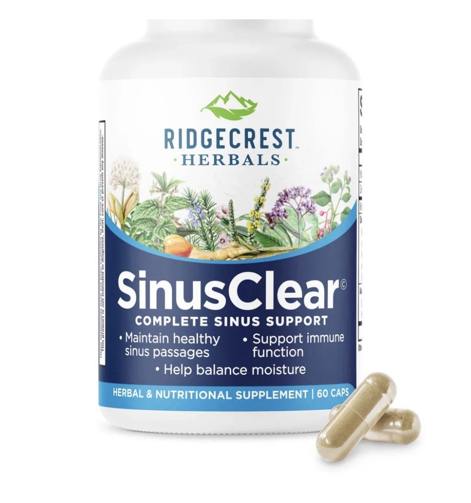 Ridgecrest Herbals Sinus Clear – 60 Veg Caps ❤️ Sinus/Immune Function NEW