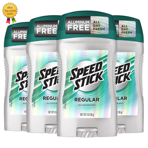 Speed Stick CG00483 Men’s Deodorant, Regular – 3oz (4 Pack) Free Shipping.