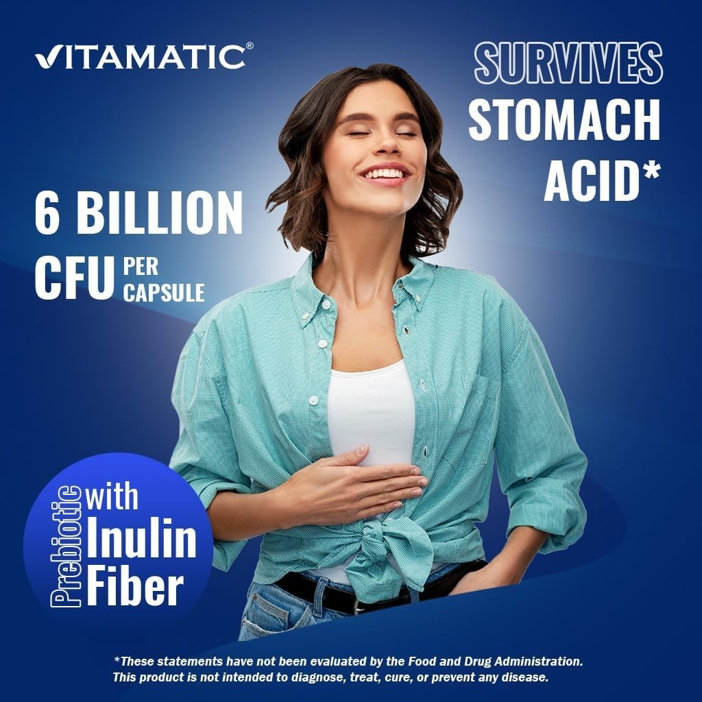 Bifidobacterium Longum Probiotic – 6 Billion CFU Capsules for Intestinal Health