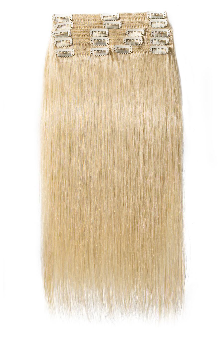 10~24 Inch Clip in Real Human Remy Hair Extensions Thick Double Wefted Full Head