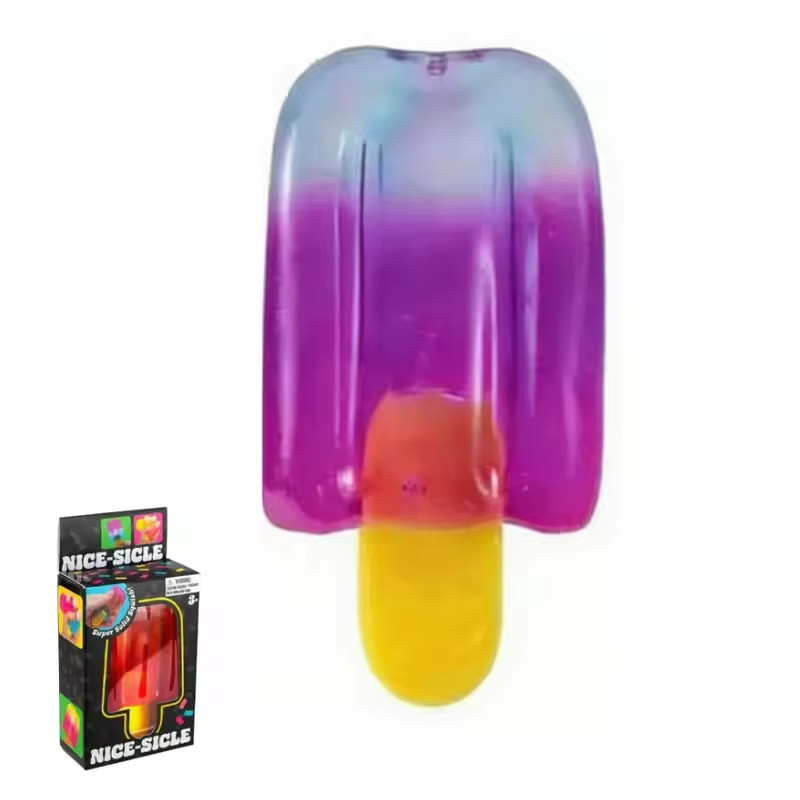 Nee Doh Nice-Sicle Popsicle Fidget New In Box Toy Squish Colorful (1pc Random)