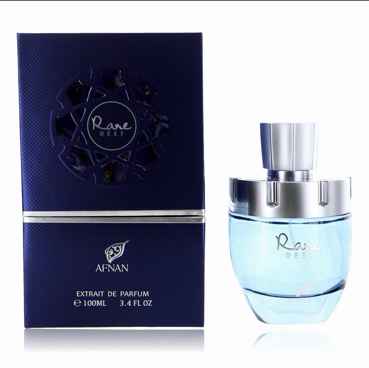 Afnan Rare Reef Extrait de Parfum Spray, Regular Size 3.4 fl oz / 100ml