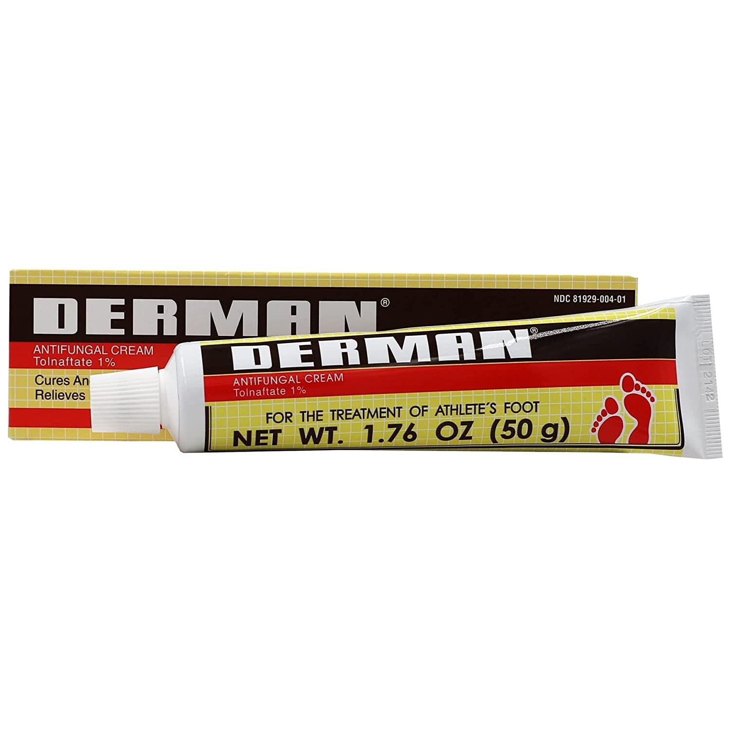 Derman Athlete’s Foot Antifungal Cream 1.76 oz