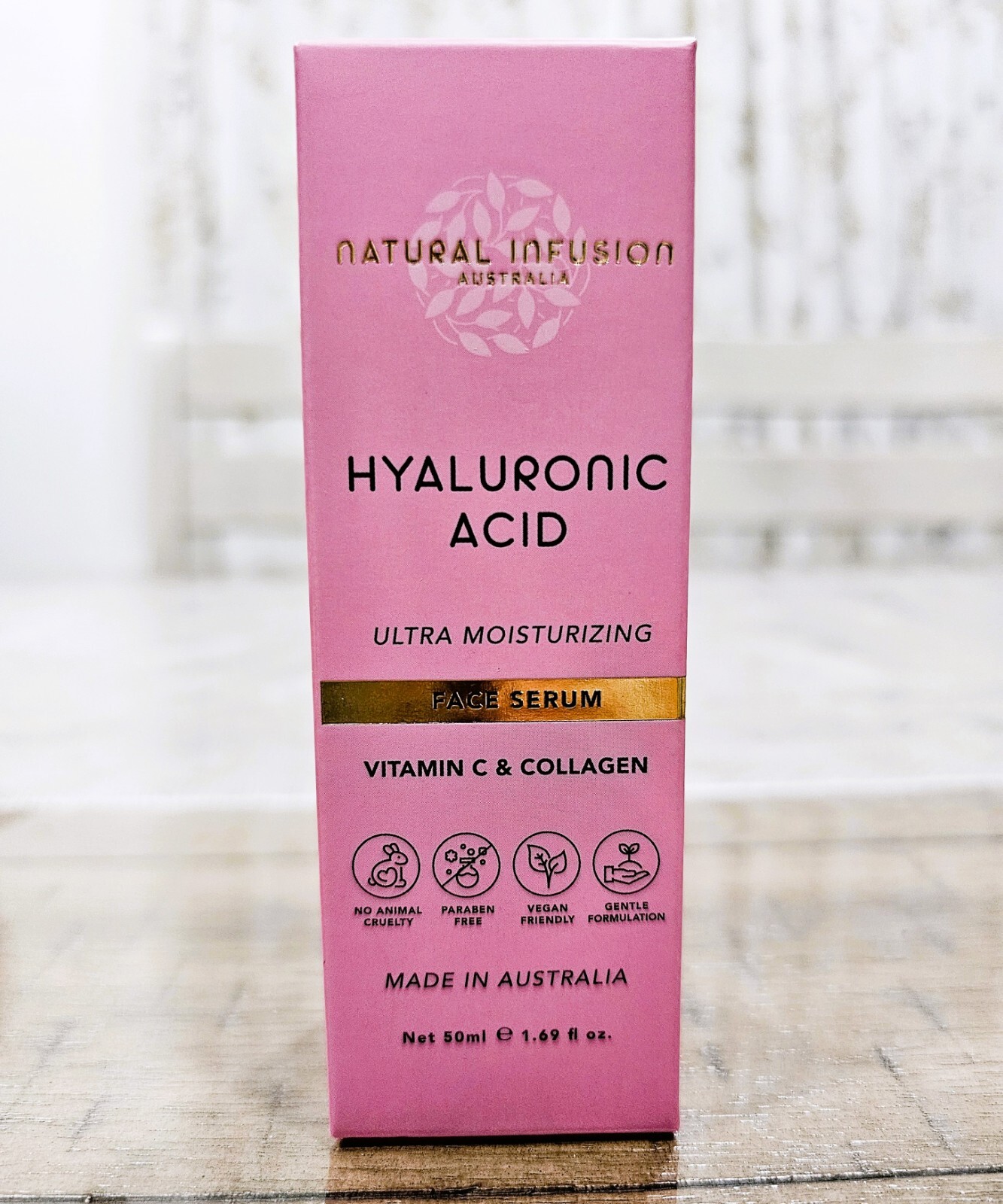 Natural Infusion Australia Hyaluronic Acid Face Serum 1.69 fl oz/50 mL