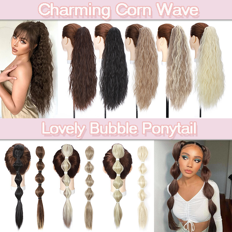 Claw Ponytail Hair Piece Soft Thick Hairpiece Clip In Pony Tail as Human 12″-30″