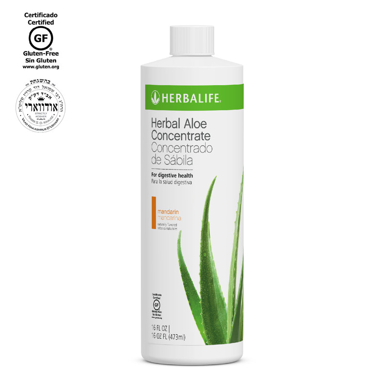 Herbal Aloe Concentrate – Mandarin | 16 fl. oz. Pint-From USA