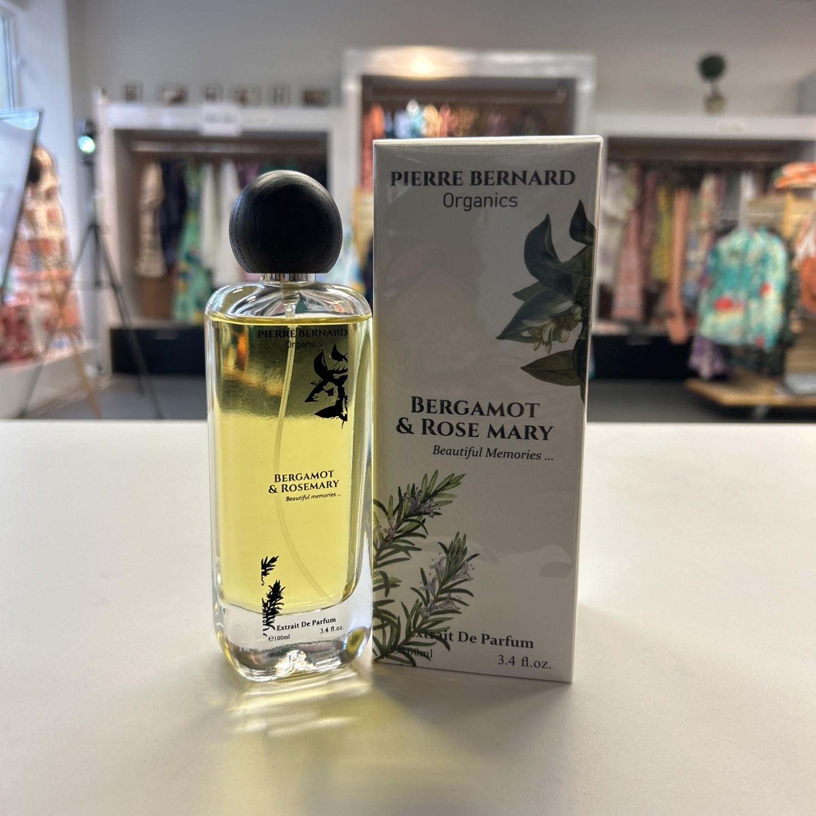 Bergamot & Rose Mary By Pierre Bernard Organics Extract De Perfum 3.4 Fl.oz