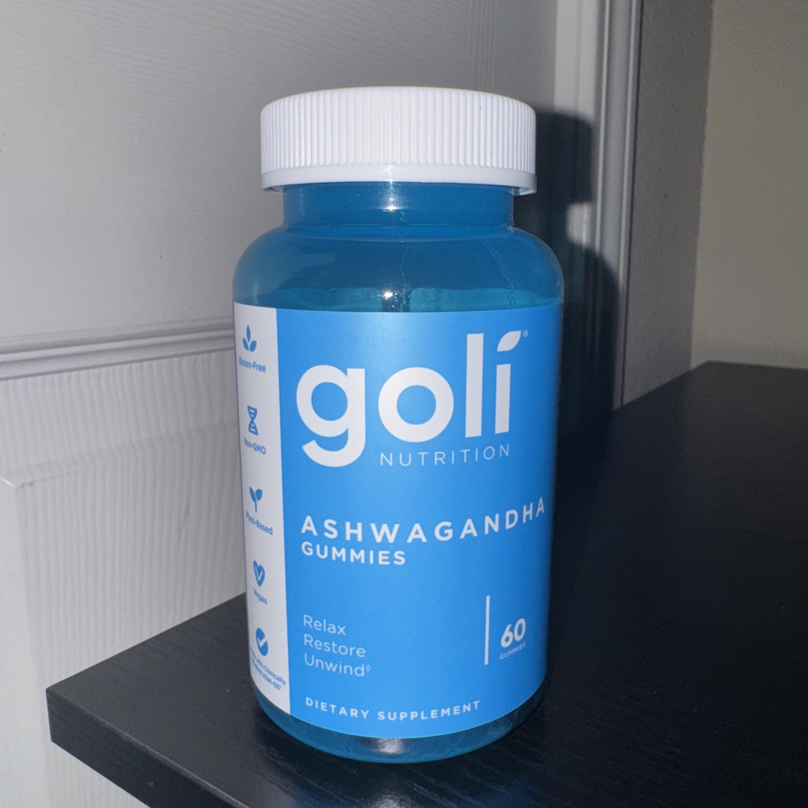 Goli Ashwagandha & Vitamin D Vegan 60 ct Gummies – New Sealed