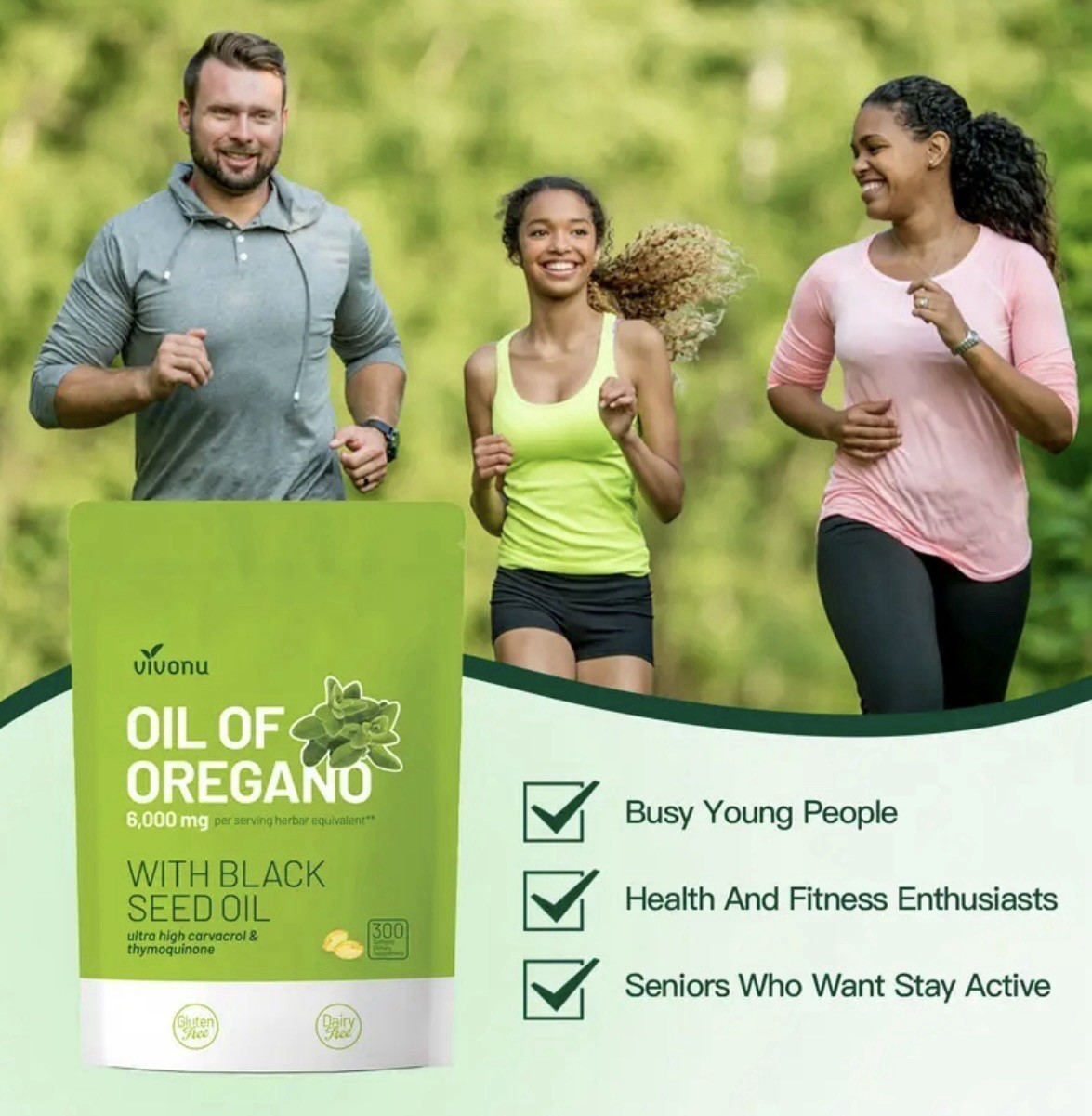 NEW Oil of Oregano Softgels with Black Seed Oil – 6000mg Oregano Oil