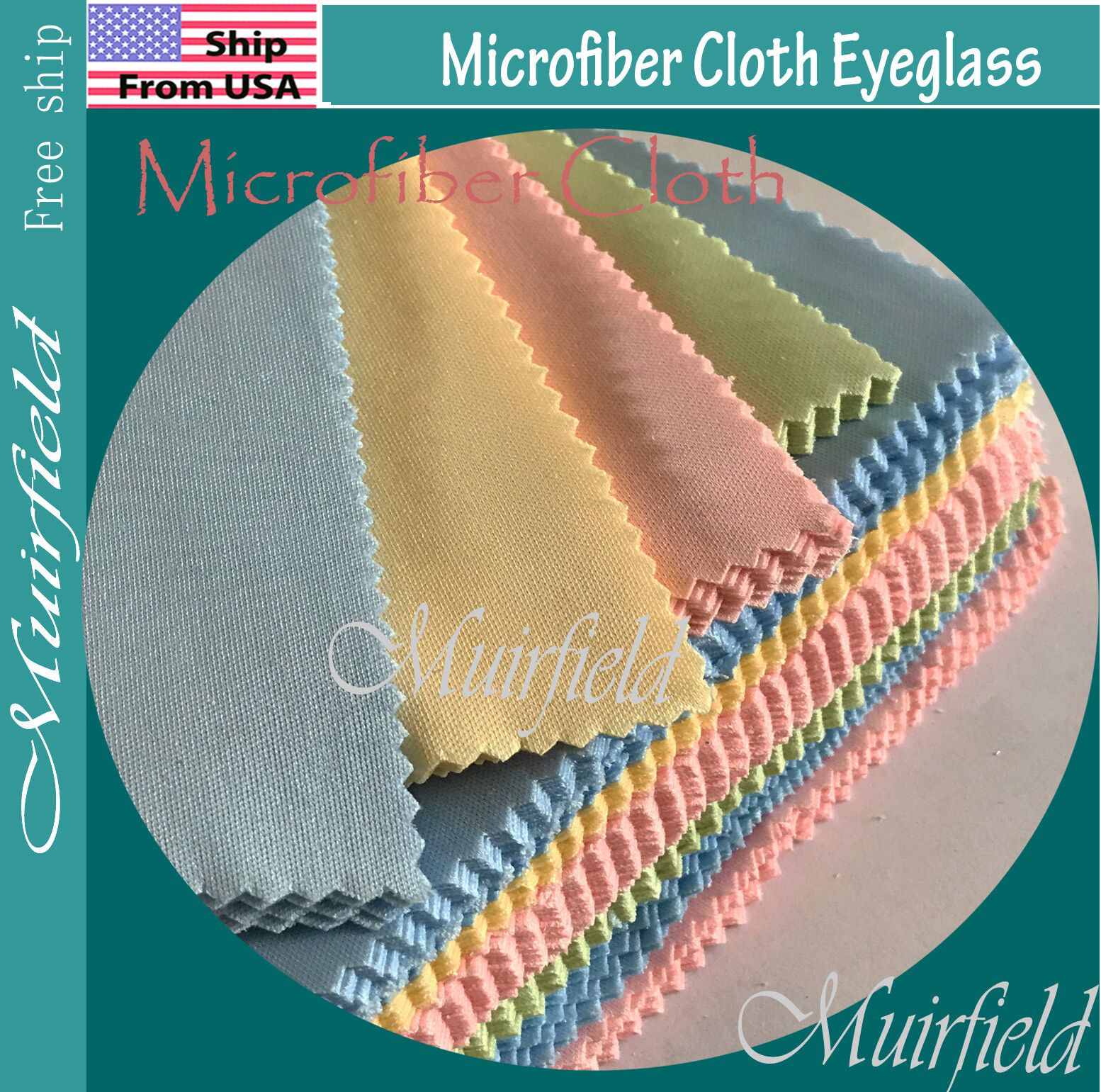 Universal Wipes Microfiber Cloth Eyeglass Sunglasses Cleaner Cleaning US seller