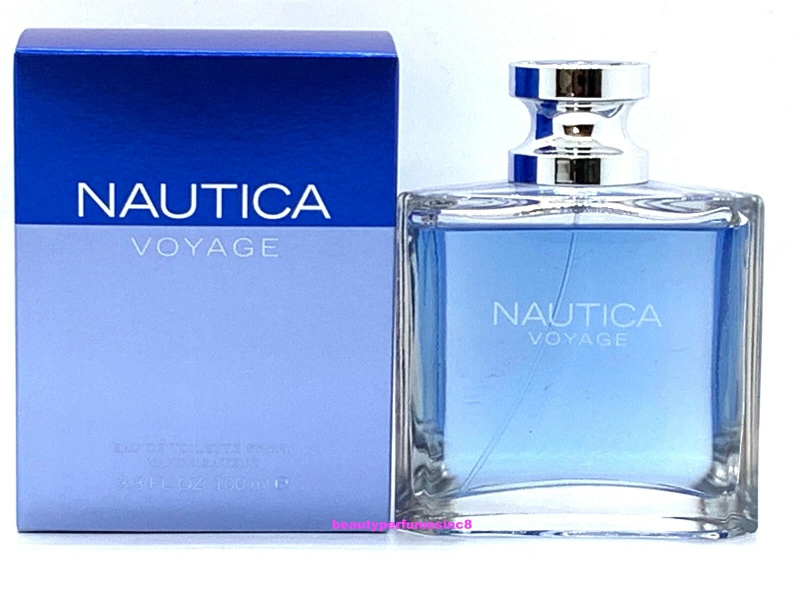 Nautica Voyage By Nautica 3.4/3.3 oz/100 ml Eau de Toilette Spray, Men’s Perfume