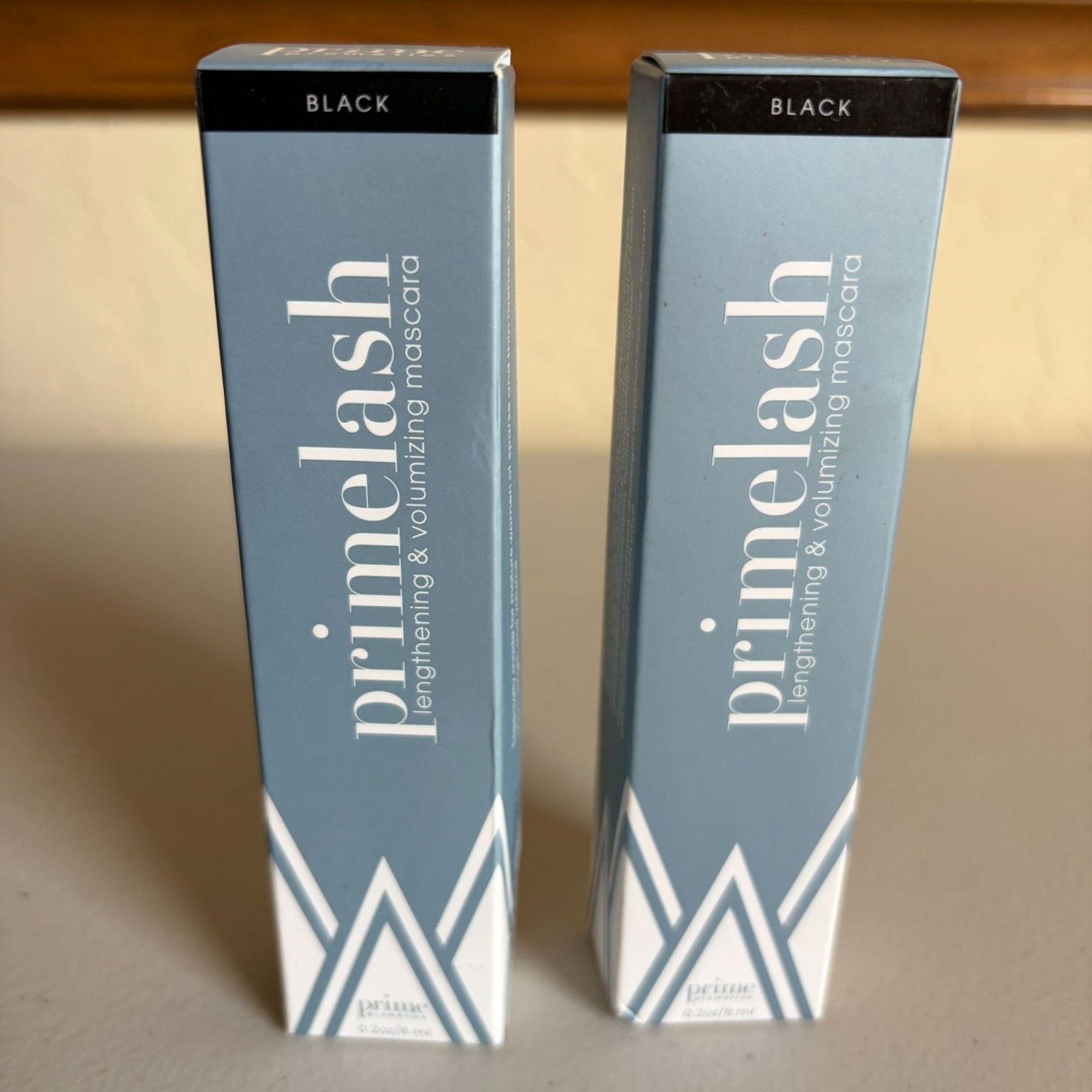 Set of 2 Primelash Lengthening Mascaras Expires April 2027 Volumizing Black
