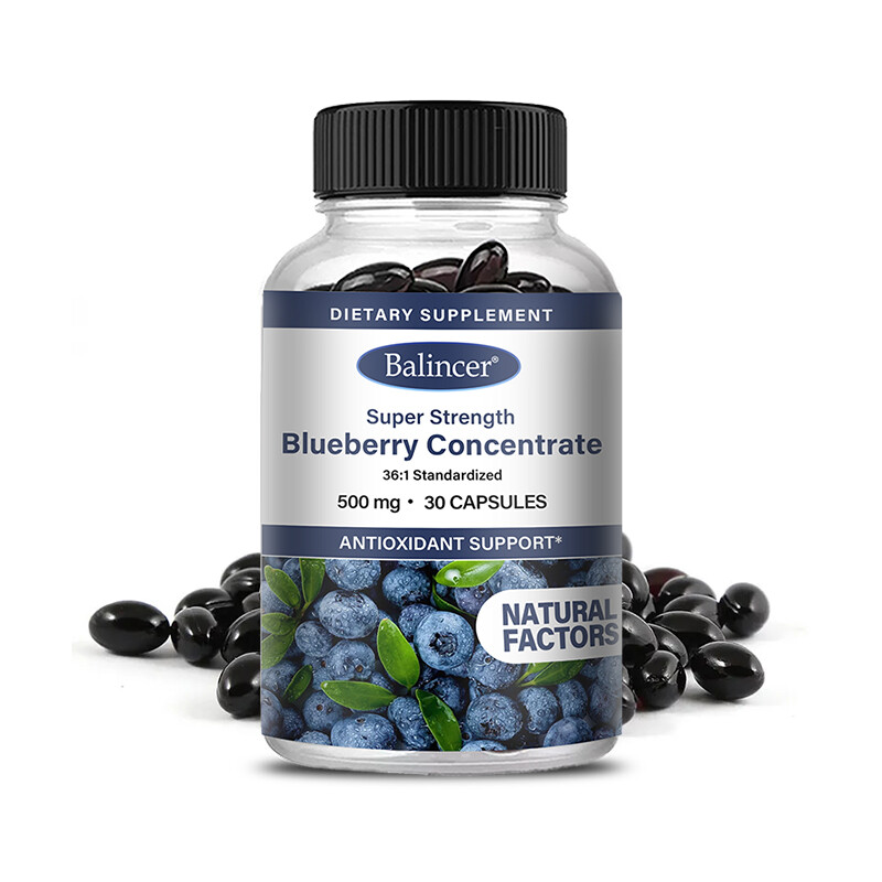 Blueberry Concentrate 36:1 Capsules – Antioxidant – Whitening and Anti-Aging