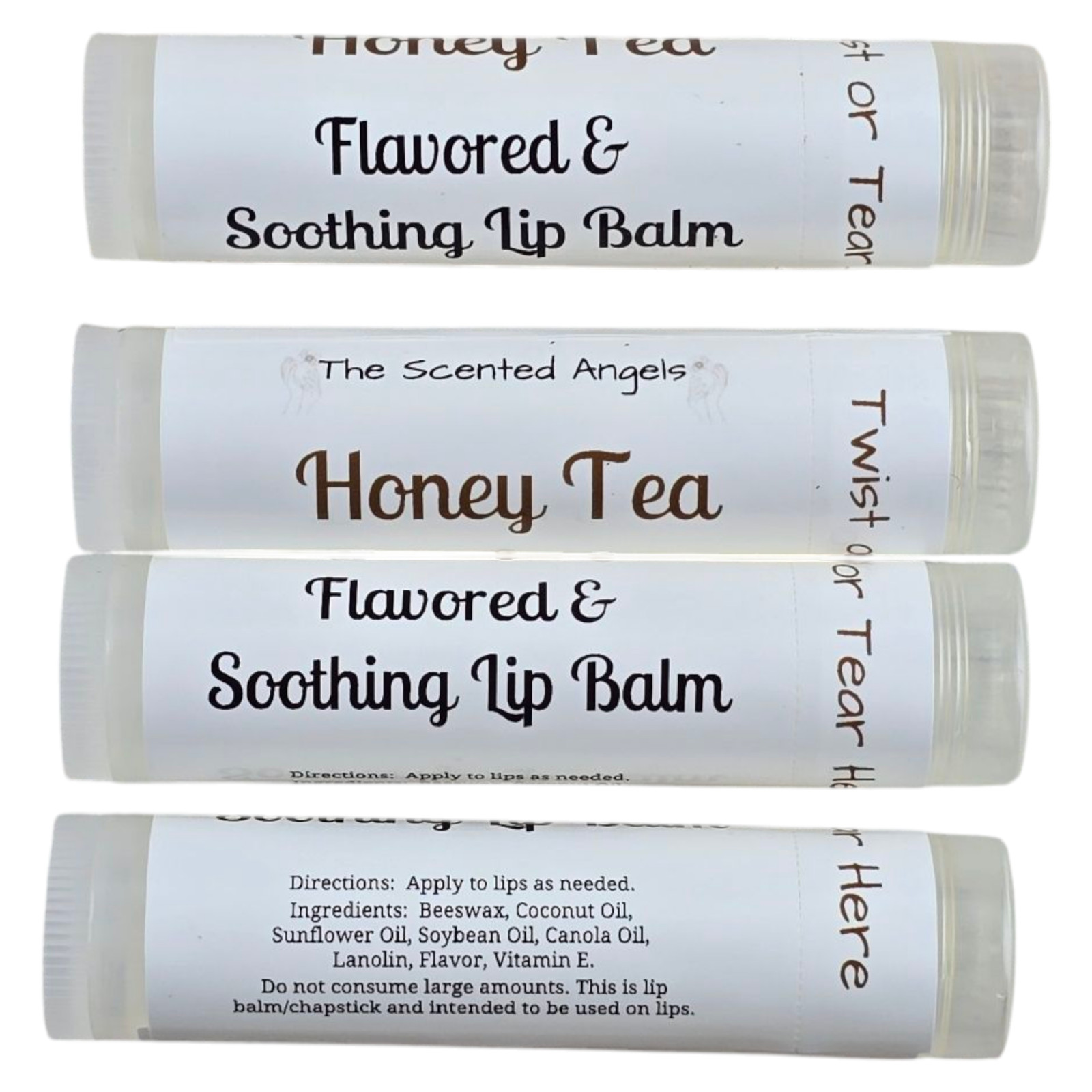 TSA Handmade Sweet Honey Flavored Lip Balm – Choose Your Quantity