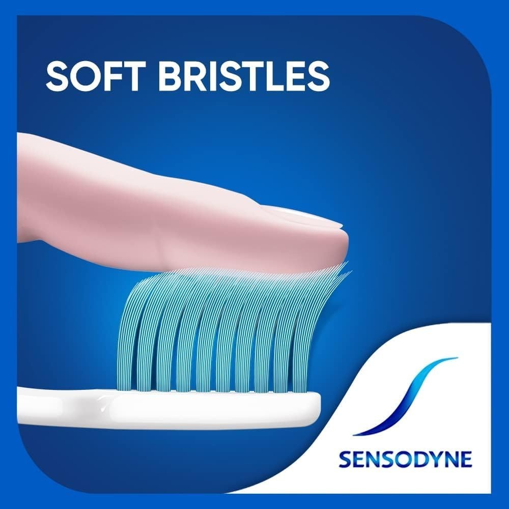 Gentle Soft Bristle Toothbrush Set for Sensitive Teeth – Pack of 6 (2×3)