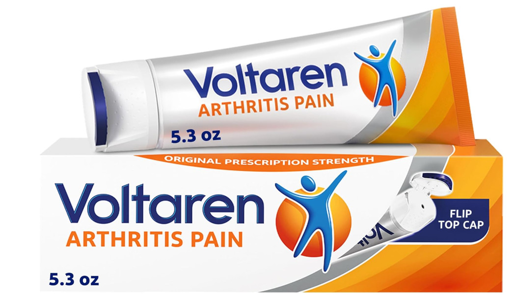 Voltaren Arthritis Pain Relief Gel, Diclofenac Sodium, 1% (NSAID), Clinically…