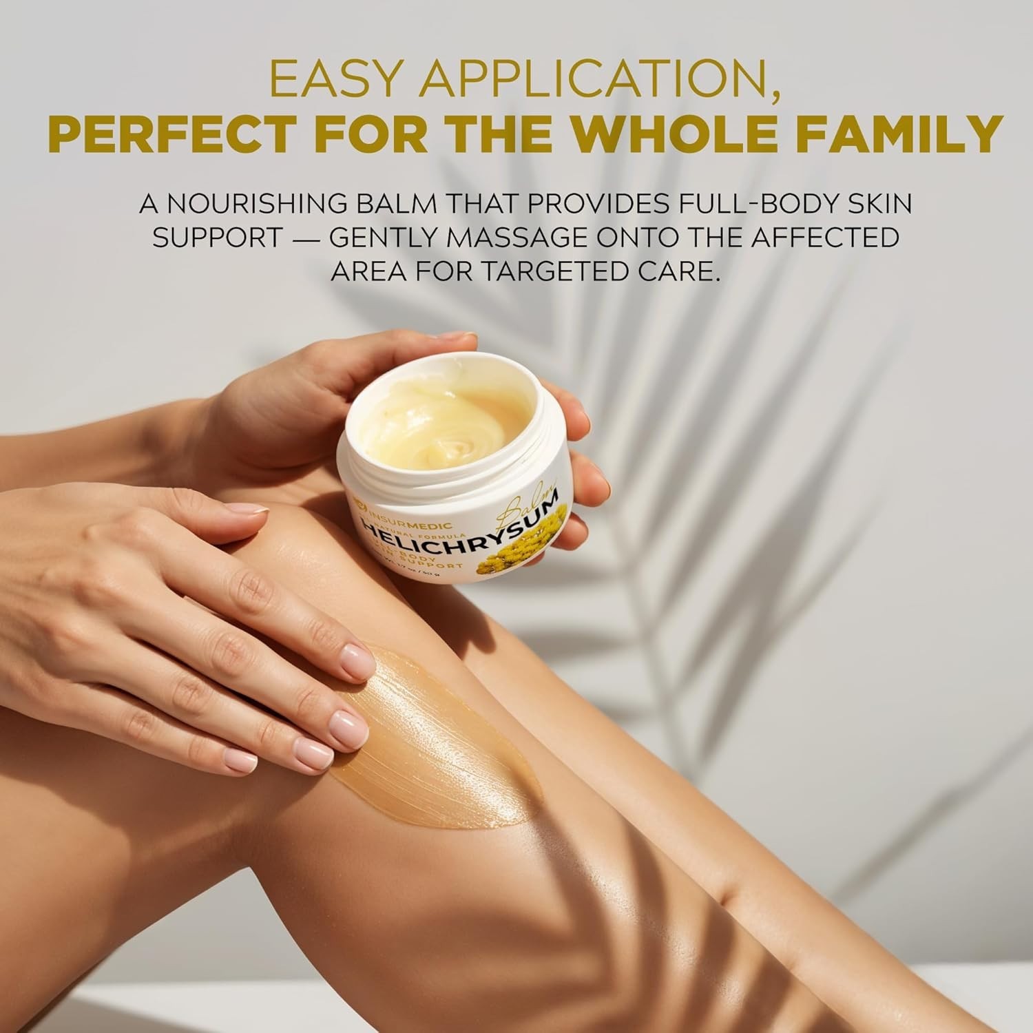 Helichrysum Essential Oil Balm – Helichrysum Italicum Cream for Veins Bruises Ac