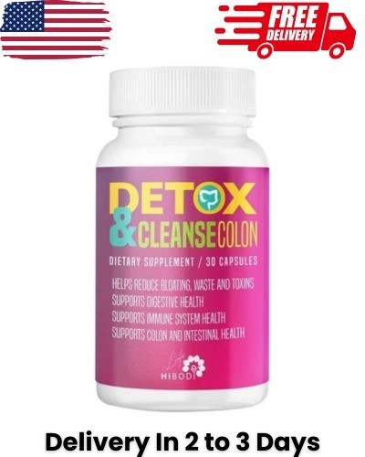 Detox & Cleanse Colon by Hibody (Excellent Product Fast Results Brand New)