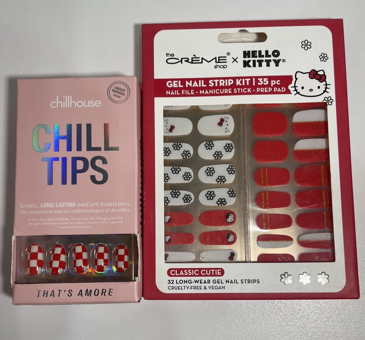 The Crème Shop Chillhouse Nail Art Manicure Package Chill Tips Gel Nail Kit