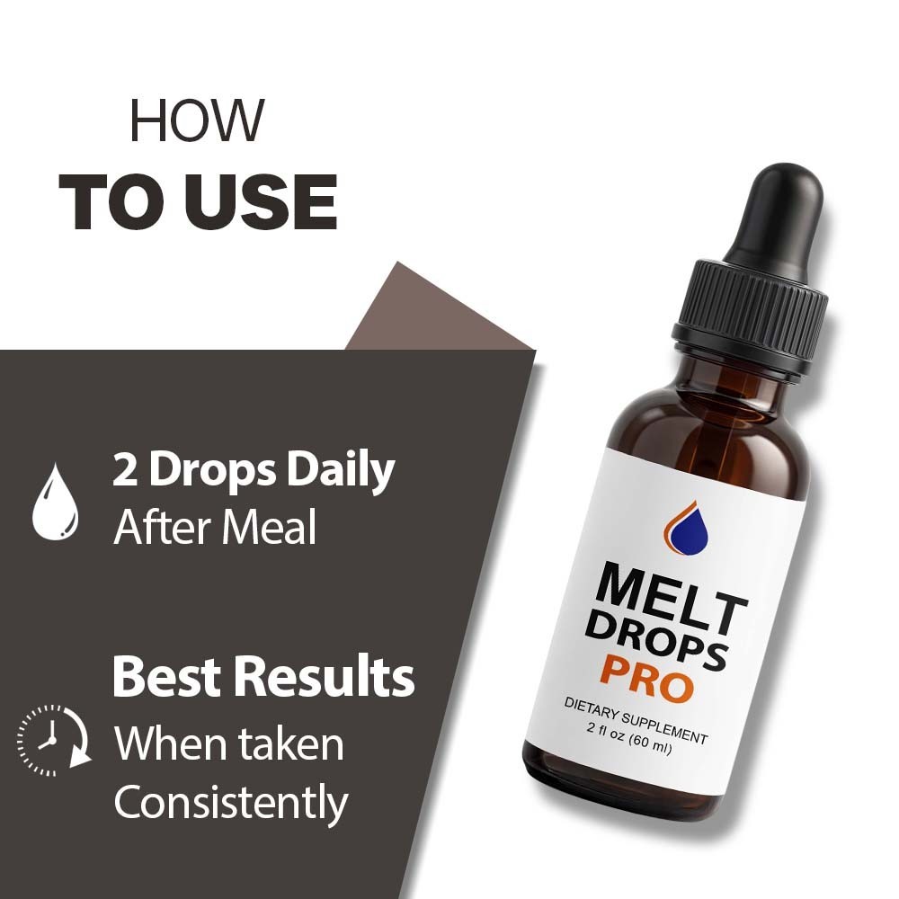 (1 Pack) Melt Drops Pro for Weight Loss – Premium Fat Burning Support Formula
