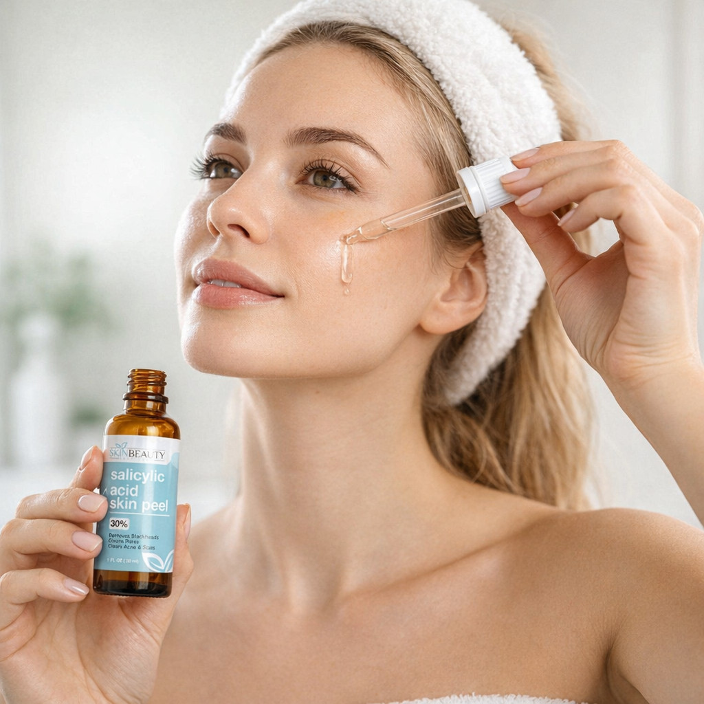 Salicylic Acid Skin Peel 10% 20% 30% Exfoliating Face Care Solution