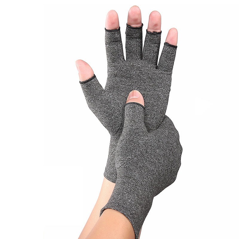 Copper Arthritis Compression Gloves Hand Support Pain Relief Joint Self Care