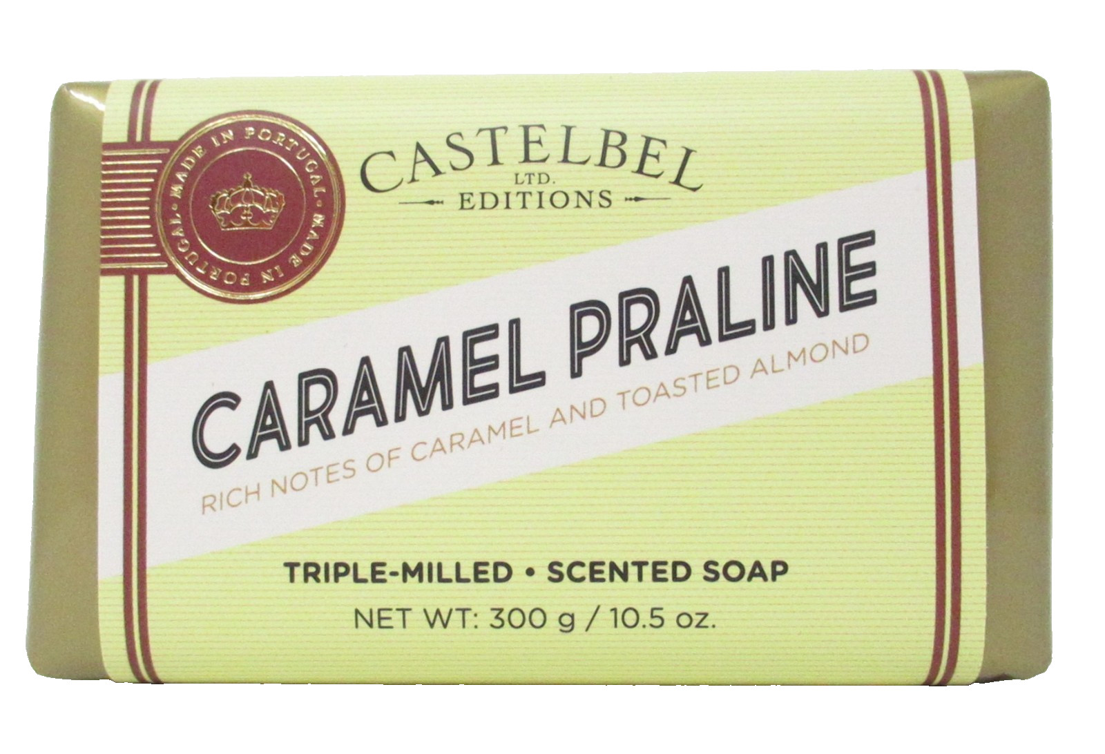 Castelbel LTD Editions Luxury Bath Bar Soap Caramel Praline Scented 10.5oz