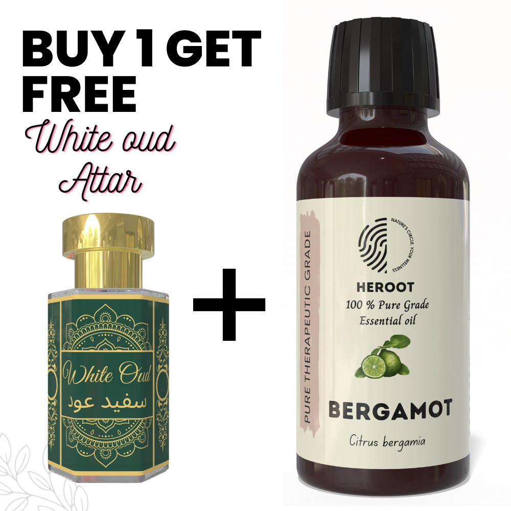 Bergamot Essential Oil 10ml Aromatherapy Diffuser Home Fragrance DIY+Free Attar