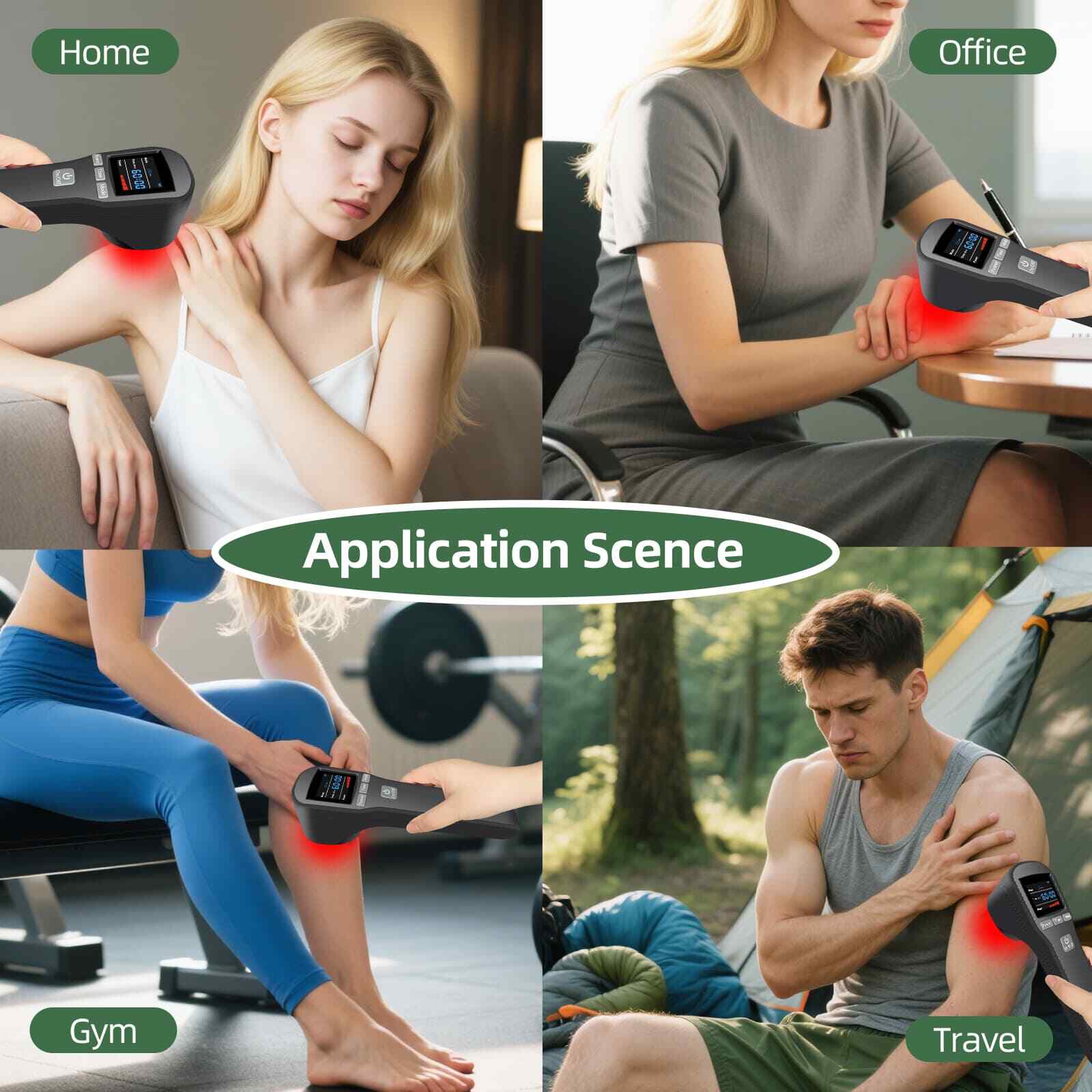 Deep Tissue Laser Therapy Device for People & Pets 880mW Portable Pain Relief