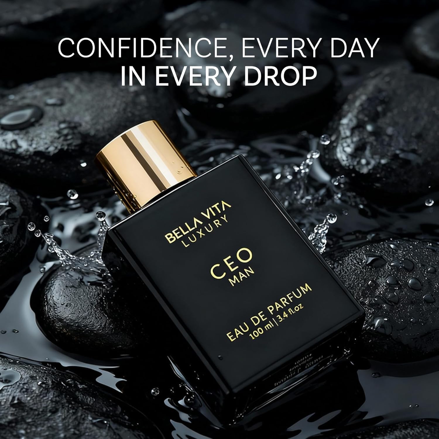 Bellavita Luxury CEO MAN Eau de Parfum | 100 ml (3.4 fl.oz.) | Perfume for Men