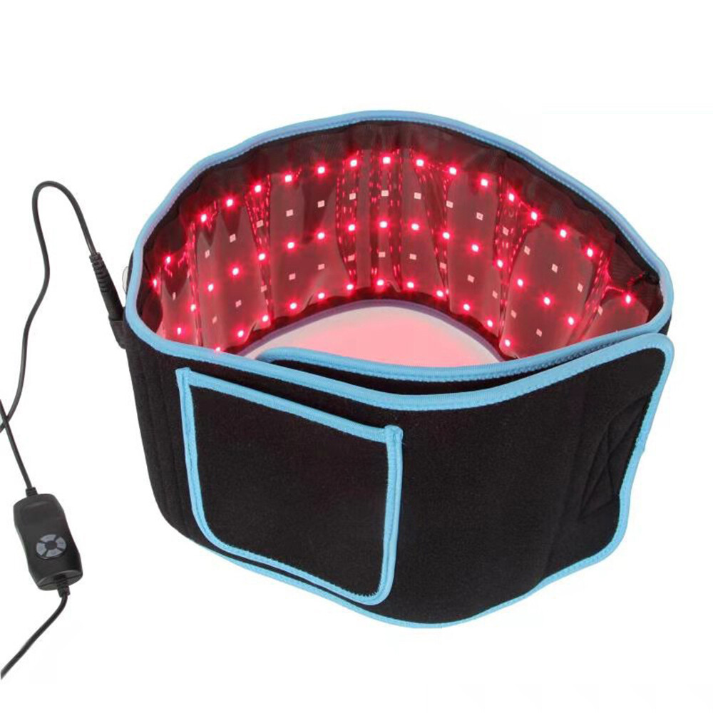 High Quality 2in1 Red Light Therapy Belt Adjustable Relief Back Pain Easy To Use