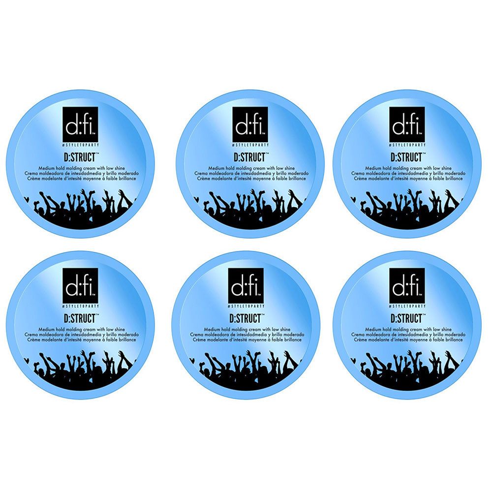 Pack Of 6 D:Fi D:Struct Pliable Molding Creme 5.3.Oz