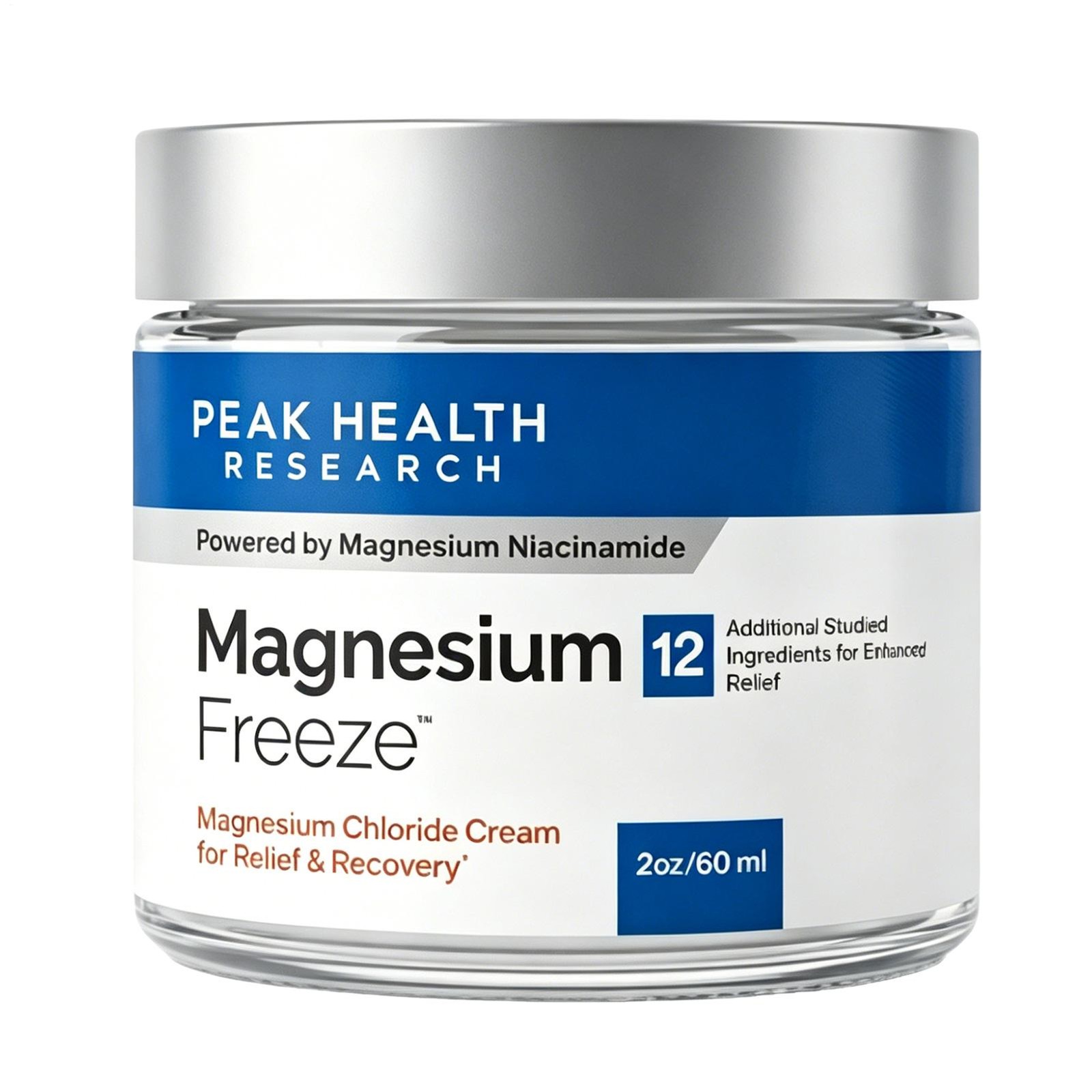 Magnesium Freeze – Topical Magnesium Cream With Niacinamide For Joints, Low Back