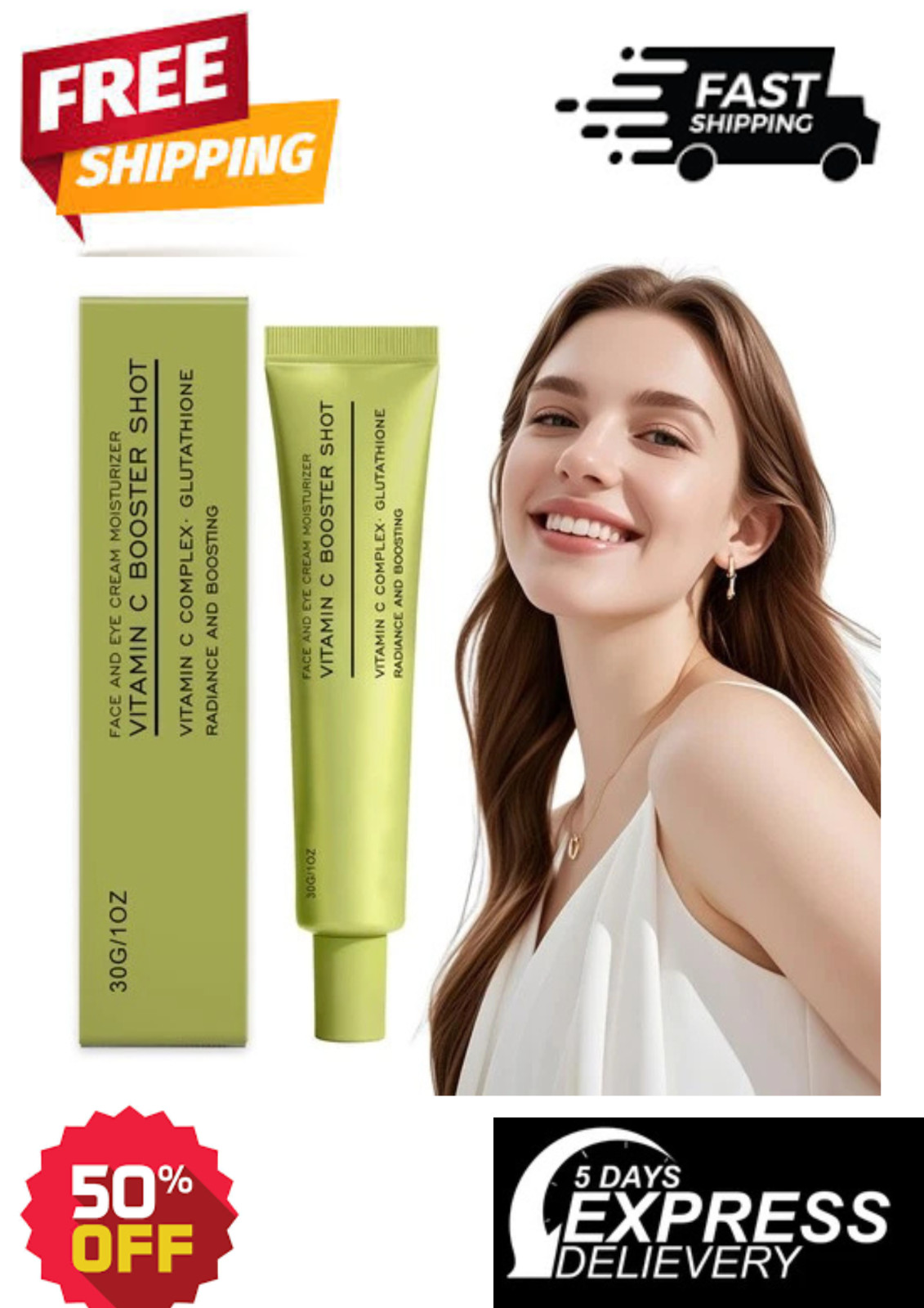 Arencia-Vitamin C Booster Shot Serum 30ml Brightening & Radiance Serum 30g
