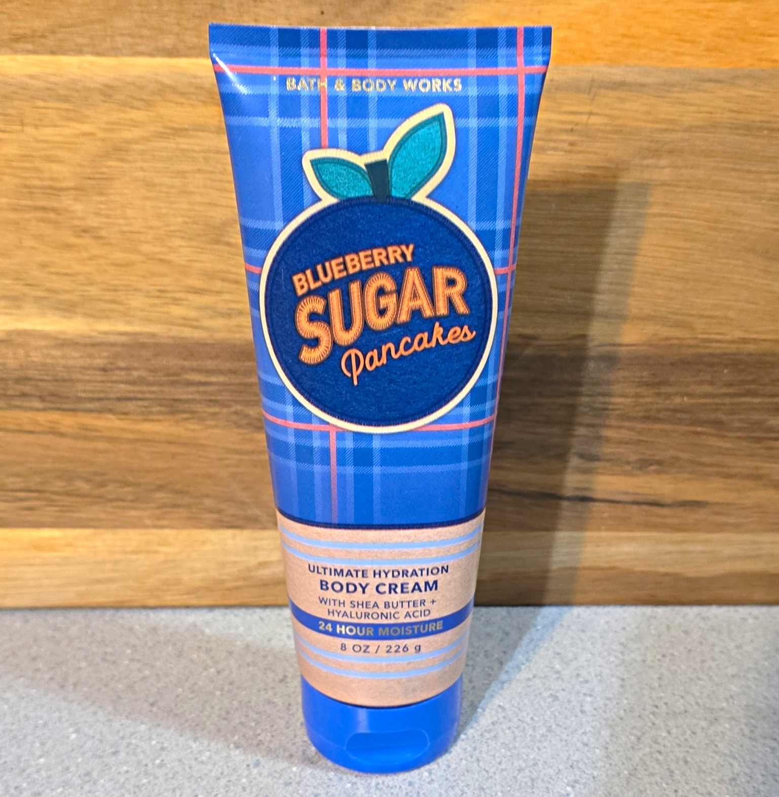 Bath & Body Works Ultimate Hydration Blueberry Sugar Pancakes Body Cream 8 oz
