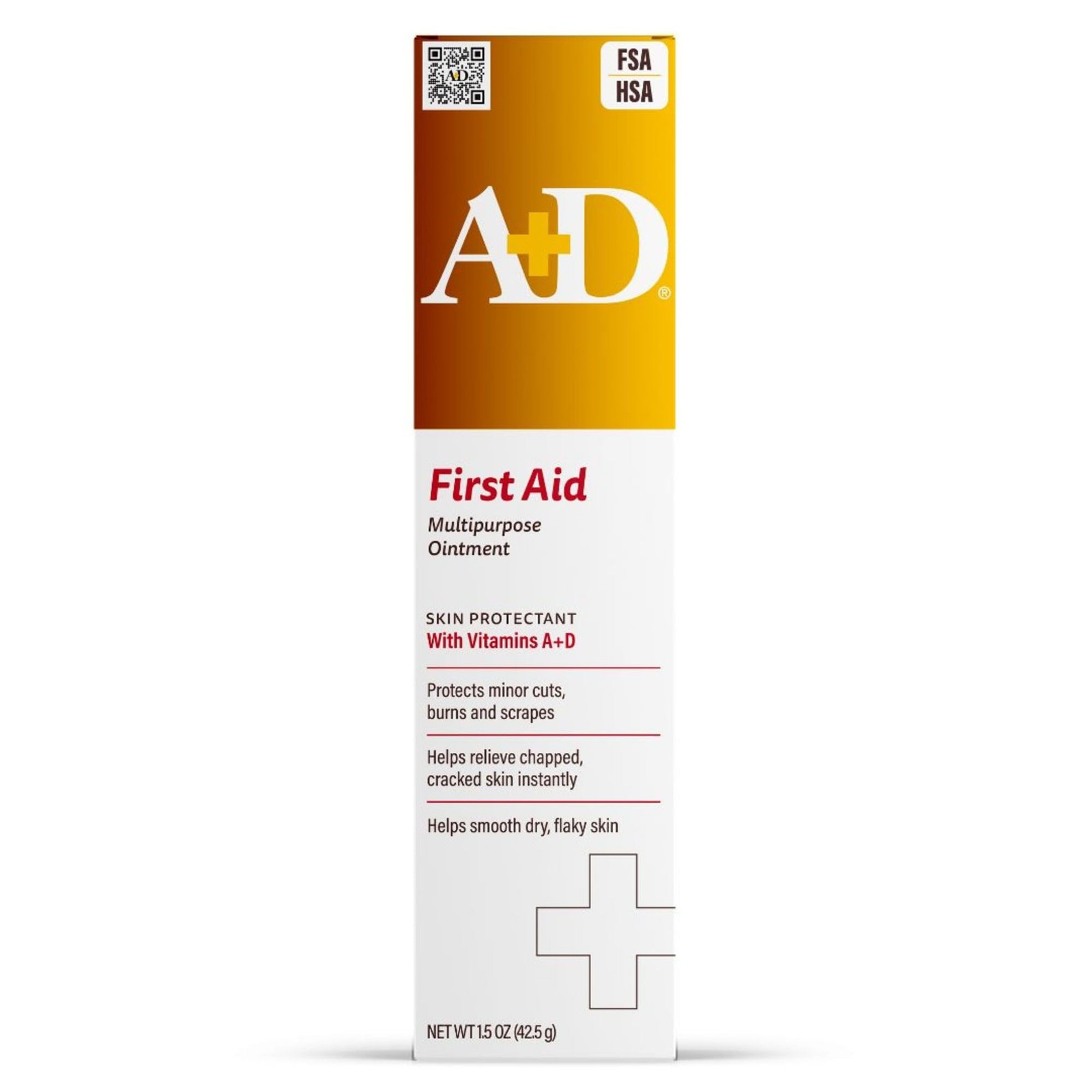 A+D First Aid Healing Ointment – 1.5 Ounce (Pack of 1), Multicolor