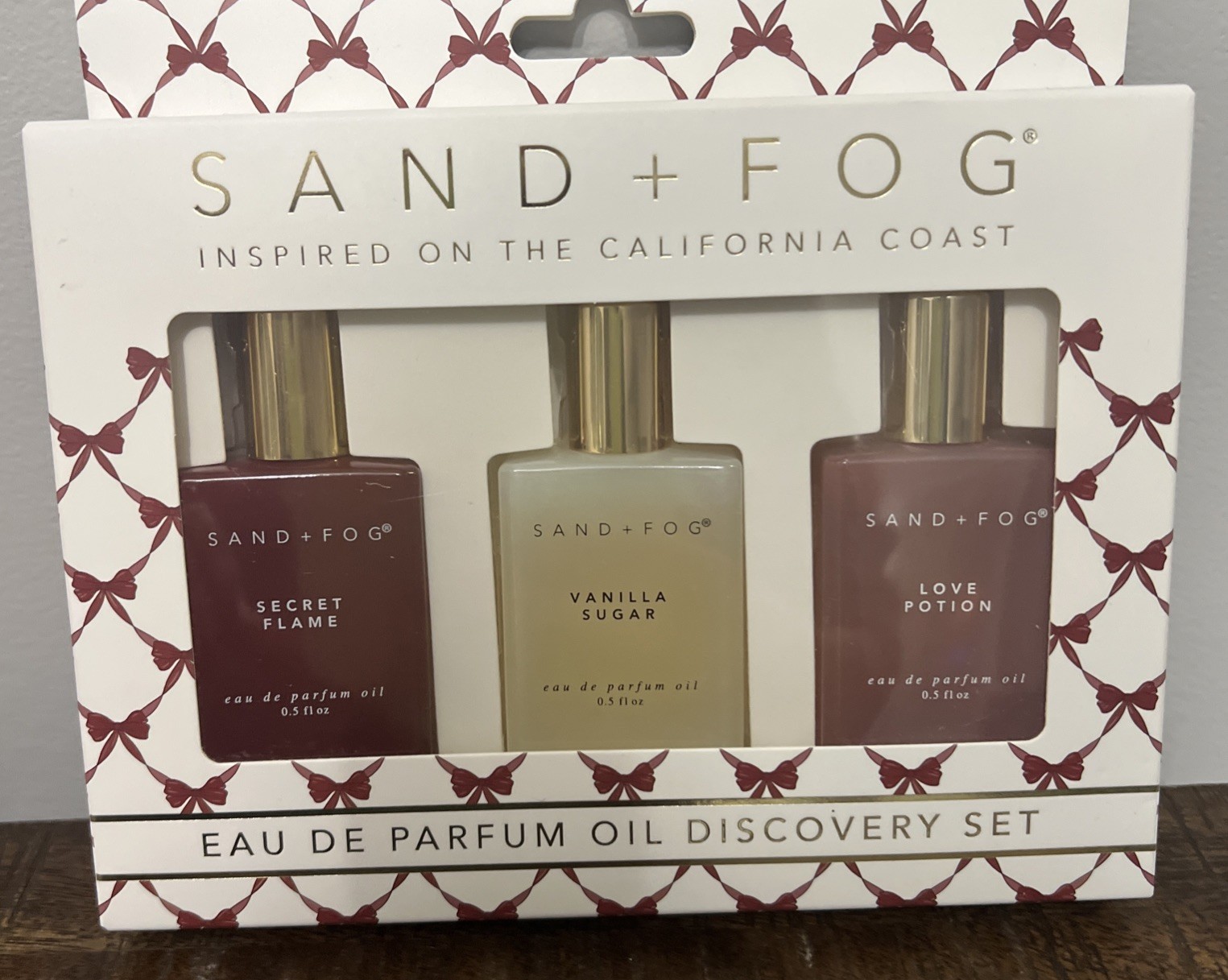 Sand Fog Eau de Parfum Oil Discovery Set Secret Flame Vanilla Sugar Love Potion