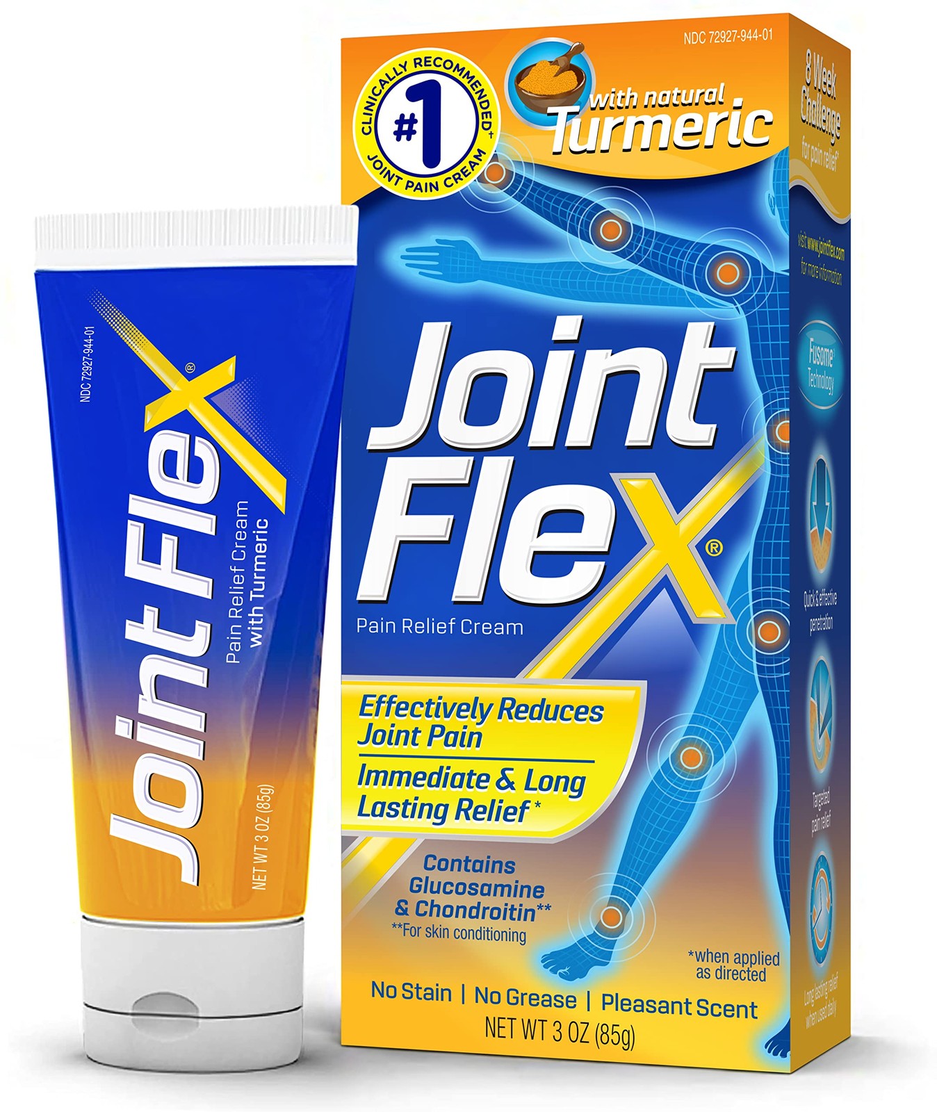 JOINTFLEX Pain Relief Cream with Turmeric, Arthritis 2.99 Ounce (Pack of 1)